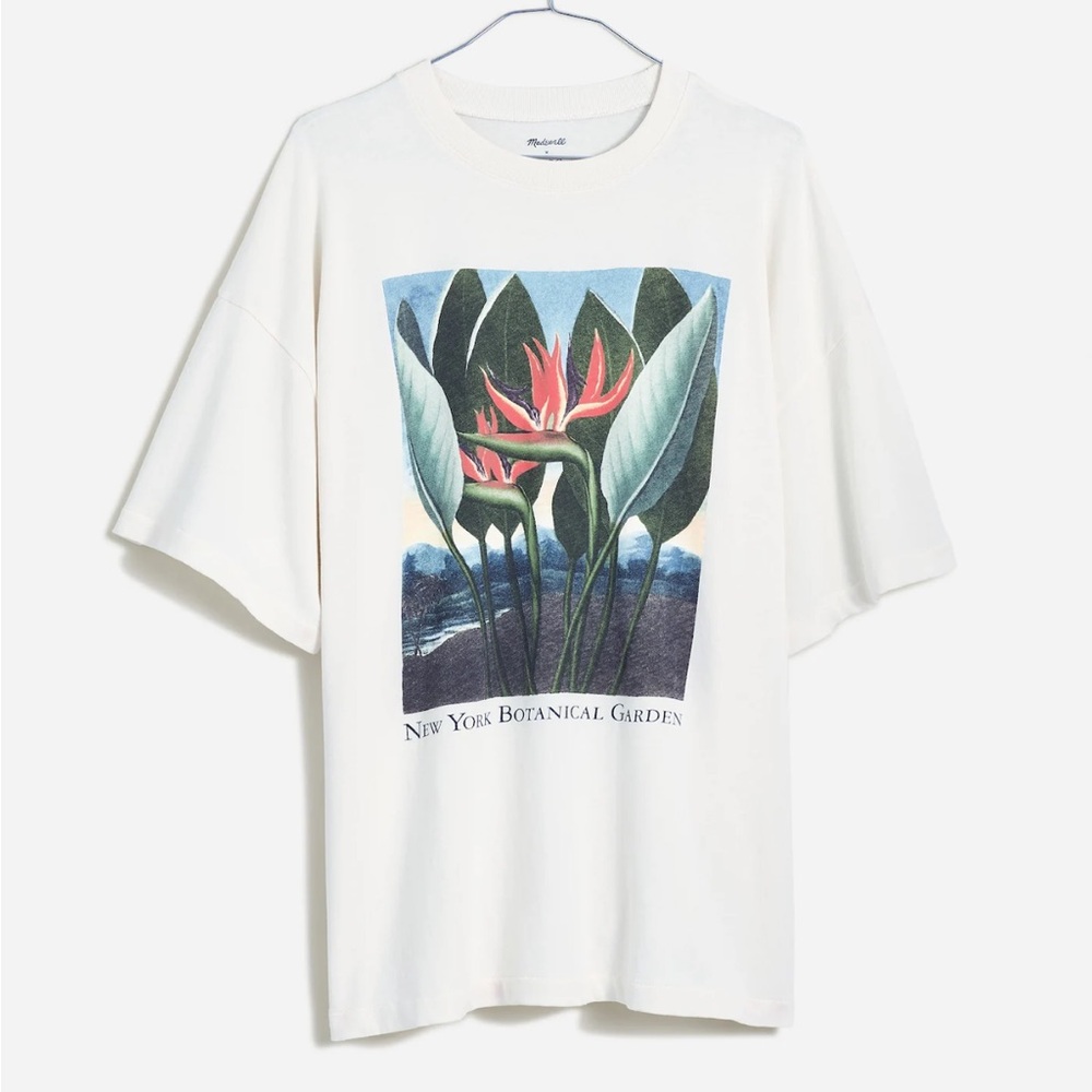 madewell x nybg graphic ex boyfriend tee
